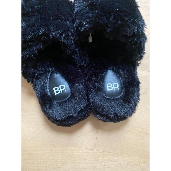 BP Slippers  "Fawn" adjustable Nordstrom black Womens Size Medium (7-8) - Picture 4 of 6